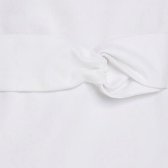 ann taylor sheath dress knot waist in white - Picture 4 of 9